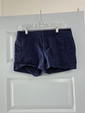 a.n.a Navy High-Waist Casual Shorts